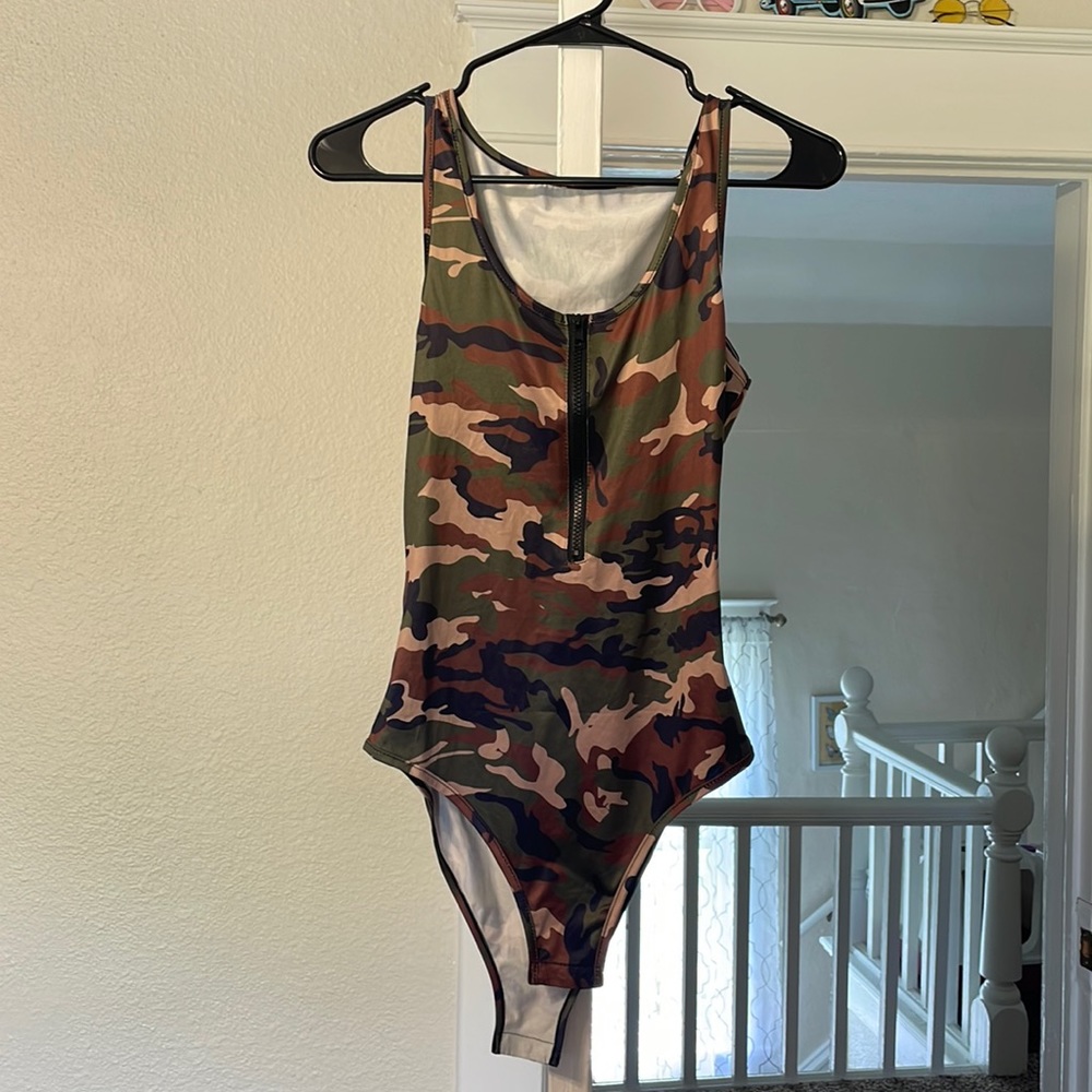 Camo bodysuit
